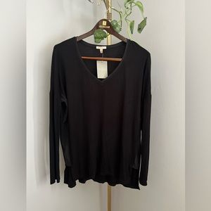 Bordeaux Black Long Sleeve Shirt NWT ~ Size L